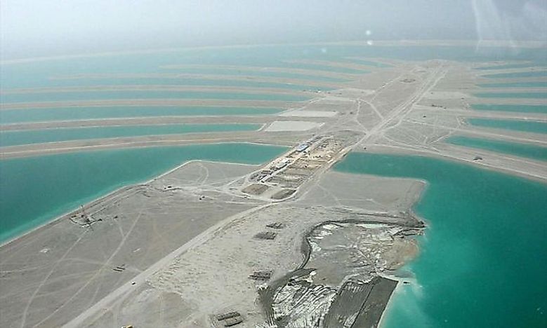 Man Made Islands In Dubai Worldatlas Com
