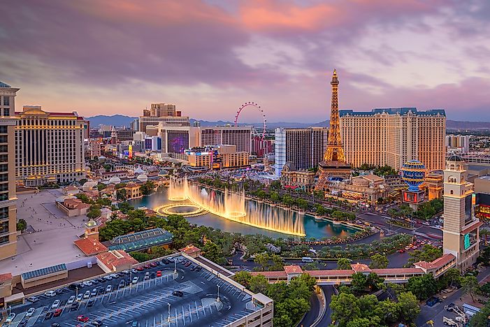 #7 Las Vegas, Nevada - 42.9 million visitors