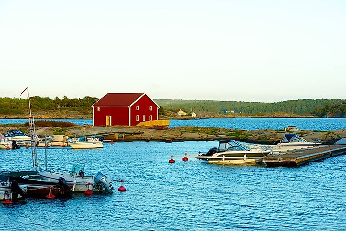Stensvik harbour in Strömstad, Sweden. Editorial credit: Imfoto / Shutterstock.com