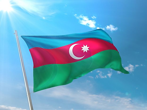 What Do the Colors and Symbols of the Flag of Azerbaijan Mean?