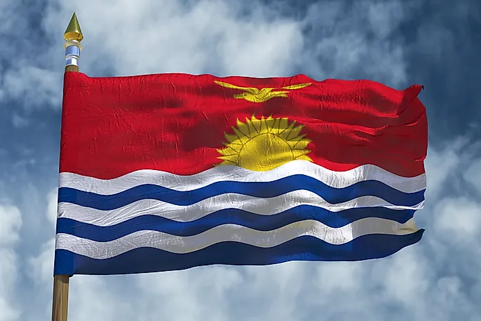 What Do The Colors And Symbols Of The Flag Of Kiribati Mean?