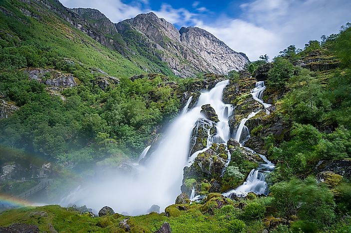 Briksdalsbreen, Norway. Briksdalsbreen, Norway.