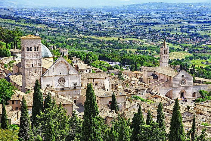 The Basilica of Saint Francis. The Basilica of Saint Francis.