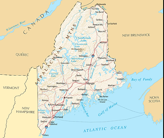 Which U.S. State Borders Only One Other State?