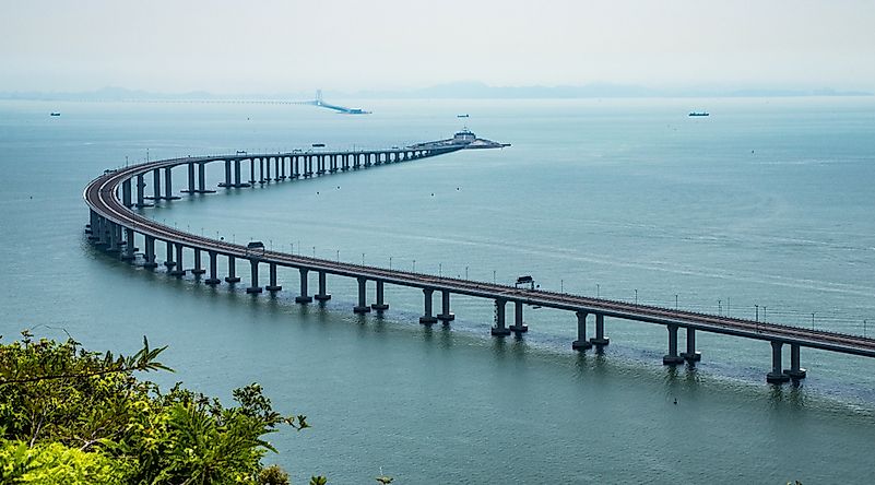 Where Is The World's Longest Sea-crossing Located?
