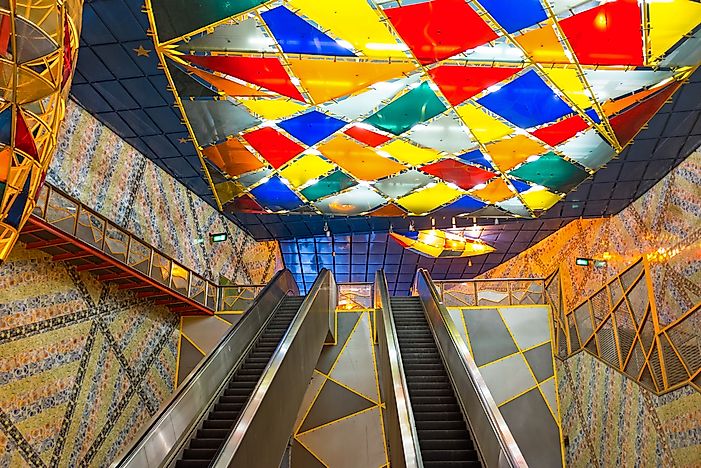 10 самых интересных станций метро в мире.