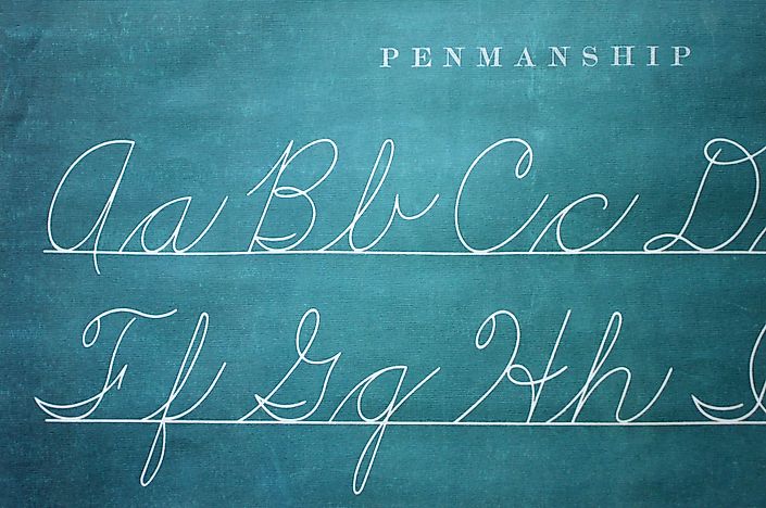 What is Cursive Lettering?