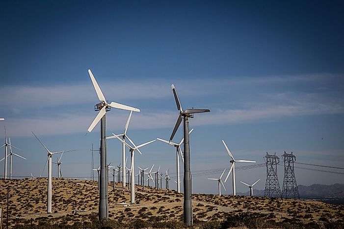 Countries Which Produce The Highest Amounts Of Wind Energy