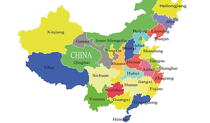 Chinese Provinces By Population