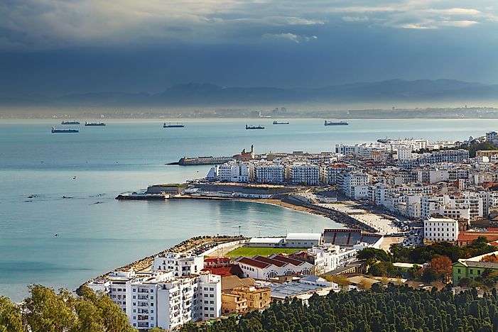 Algiers, the capital city of Algeria. Algiers, the capital city of Algeria.