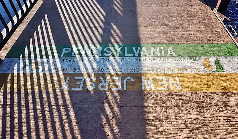 Which States Border New Jersey?