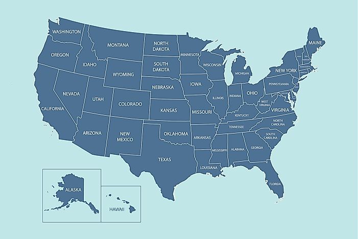 Which Is The Only US State Without A Straight Line In Its Border?