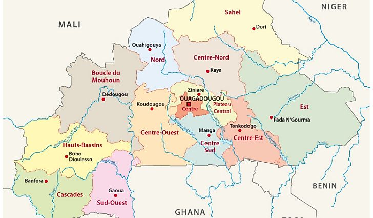 Which Countries Border Burkina Faso?