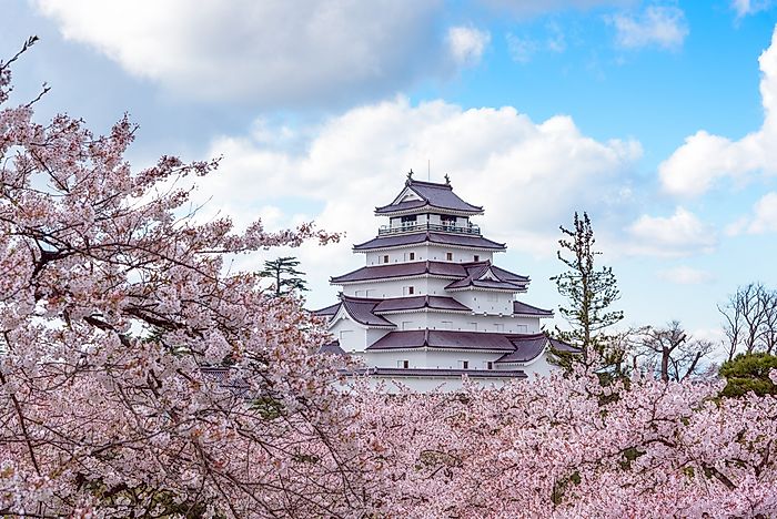 Tsuruga Castle, Aizuwakamatsu, Tōhoku. Tsuruga Castle, Aizuwakamatsu, Tōhoku.