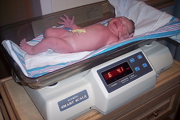Highest Rates Of Low Birth Weight Infants In The World