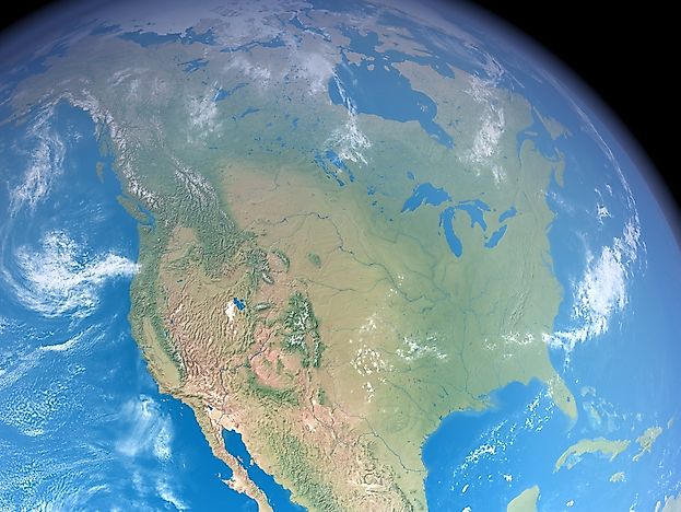 The Largest Countries in North America