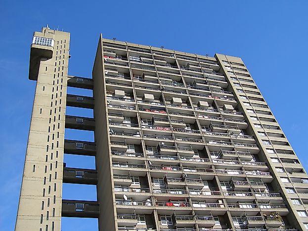 The Trellick Tower is a residential tower in London. The Trellick Tower is a residential tower in London.