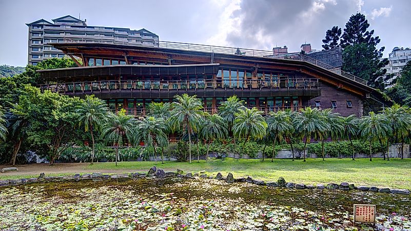 The Beitou Library in Taiwan. The Beitou Library in Taiwan.