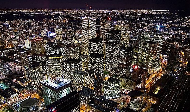 The Most And Least Populated Provinces And Territories Of Canada?
