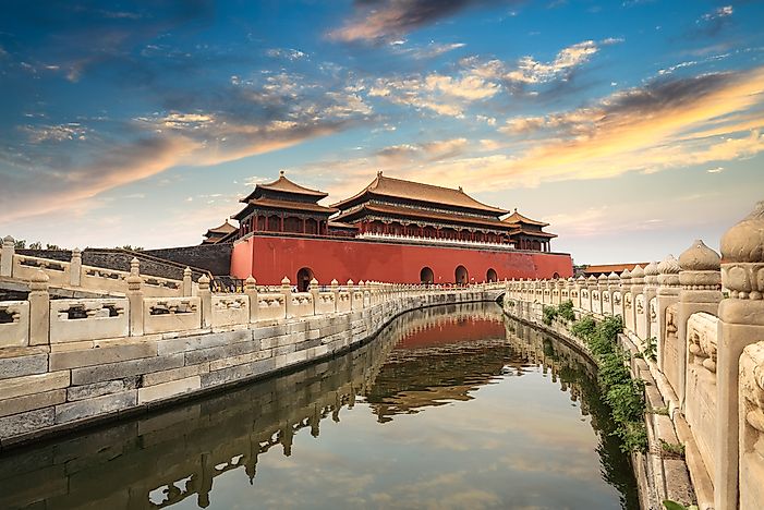An angle of the Forbidden City in Beijing. An angle of the Forbidden City in Beijing.