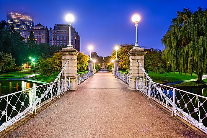 The Boston Common. The Boston Common.