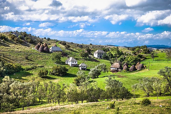The Serbian countryside. The Serbian countryside.