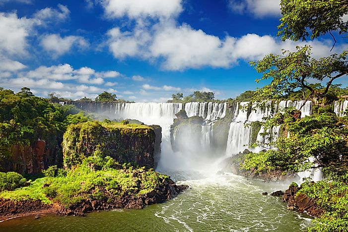 The famous Iguassu Falls. The famous Iguassu Falls.