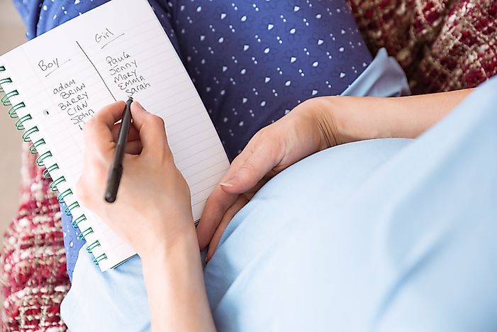 The Most Popular Baby Names From Around the World