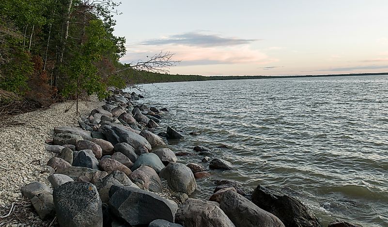 The Primary Inflows And Outflows Of Lake Winnipeg