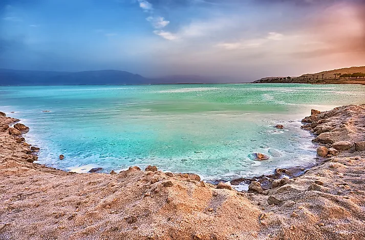 The Dead Sea is the lowest point in Asia, and the world.