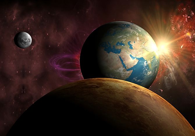 how far is mars from the sun worldatlas com
