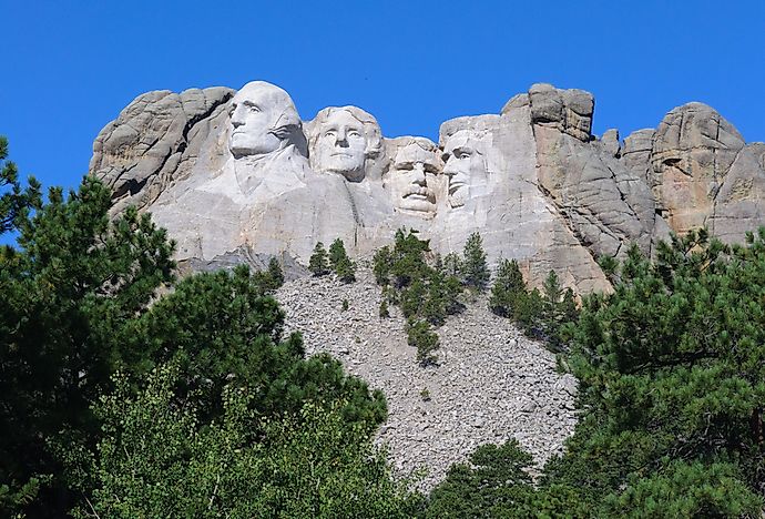 Which Four Presidents Are On Mount Rushmore?