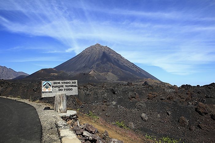 Pico de Fogo, Cape Verde. Pico de Fogo, Cape Verde.