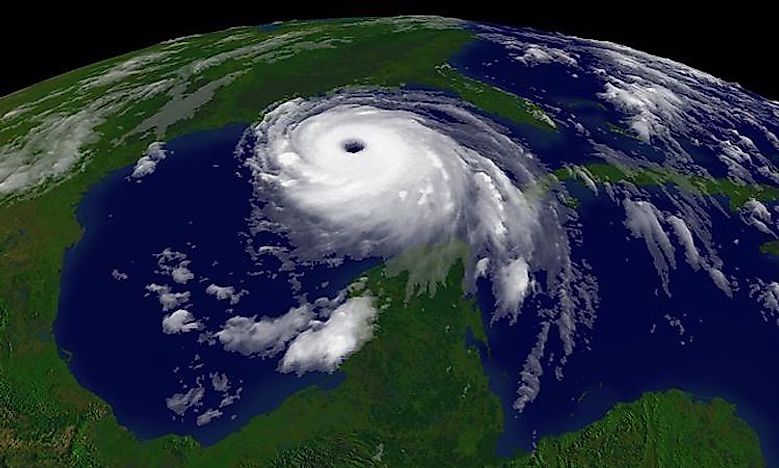 What Is The Eye Of A Hurricane? - WorldAtlas.com