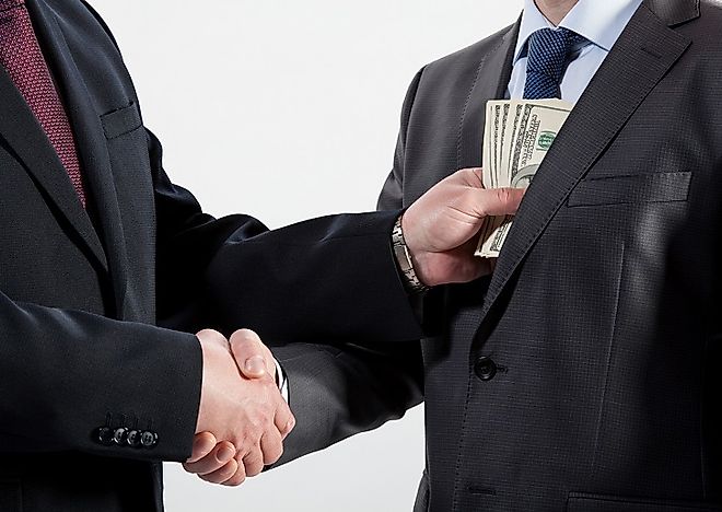 20 Countries Where Bribery In Business Is Common Practice