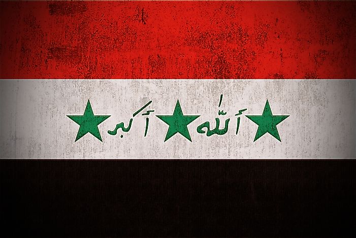 The flag of Iraq used between 1994-2001. The flag of Iraq used between 1994-2001.
