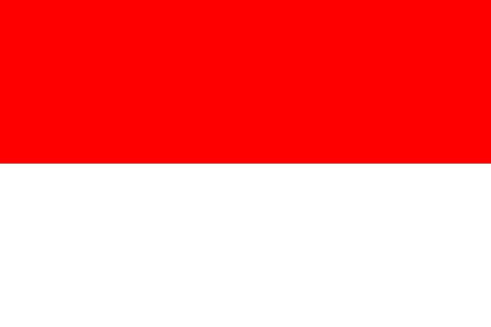 The National Flag of Indonesia