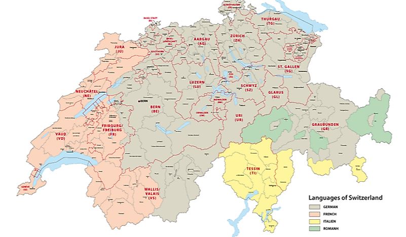 What Language is Spoken in Switzerland? - WorldAtlas.com