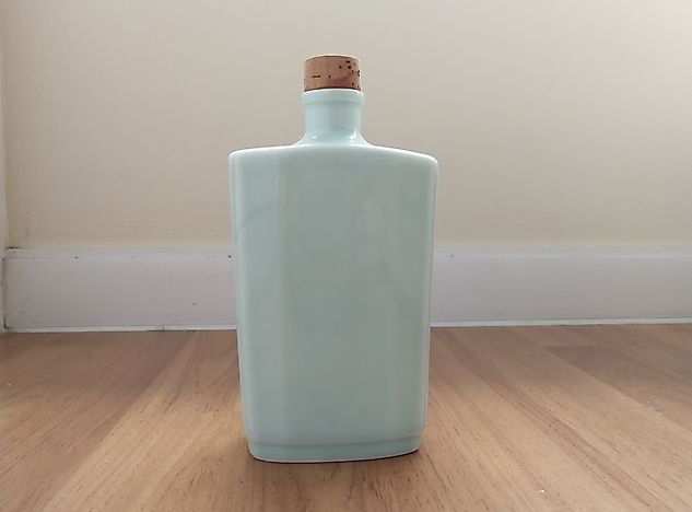 A bottle of infamous baijiu. A bottle of infamous baijiu.