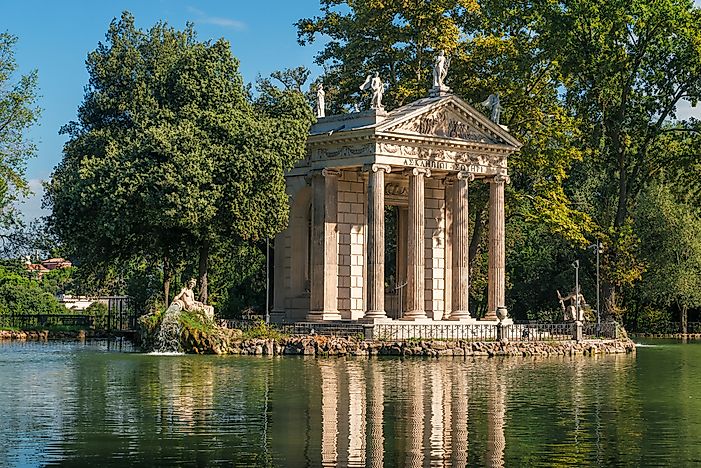 Architectural Buildings of the World: Villa Borghese Gardens