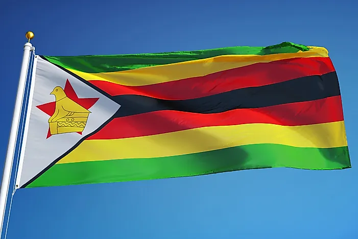 What Do The Colors And Symbols Of The Flag Of Zimbabwe Mean?