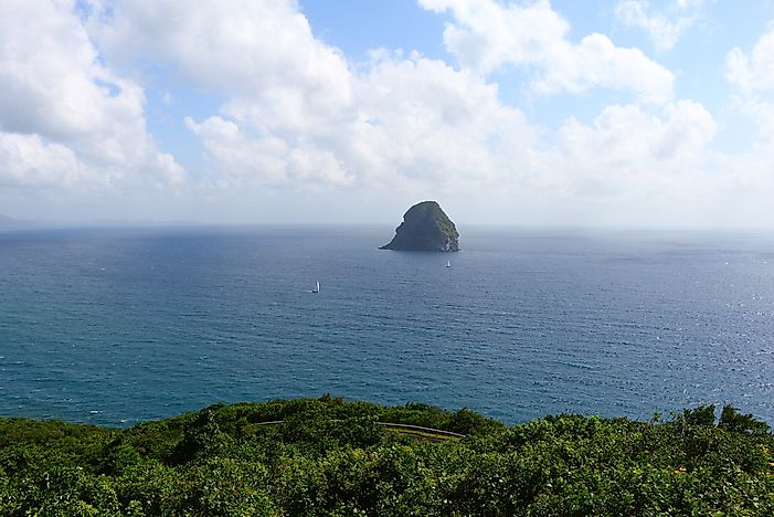 What is Unique About Martinique's Diamond Rock?