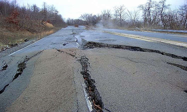 #2 Centralia, Pennsylvania - (peak population 2,761)