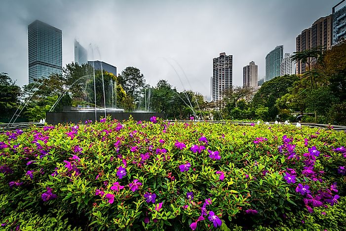 The Zoological and Botanical Gardens in Hong Kong. The Zoological and Botanical Gardens in Hong Kong.