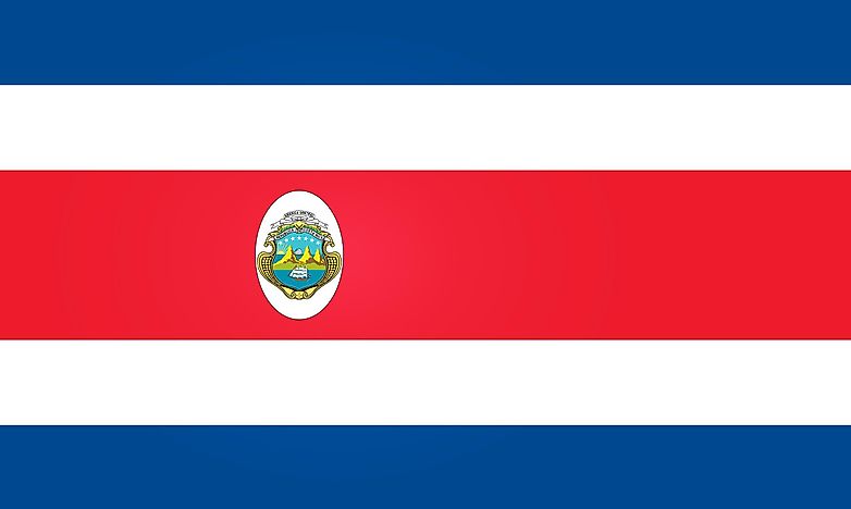 The Flag of Costa Rica - WorldAtlas.com