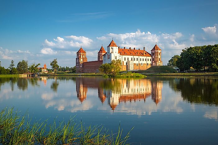 Mir medieval castle in Belarus. Mir medieval castle in Belarus.