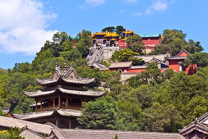 Mount Wutai, China. Mount Wutai, China.