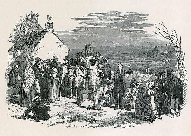 What was the Irish Potato Famine?