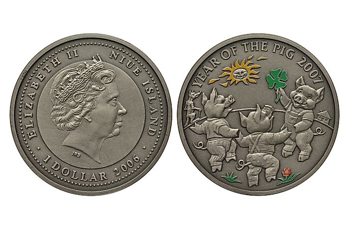 The Currency Of Which Place Features Disney Characters?