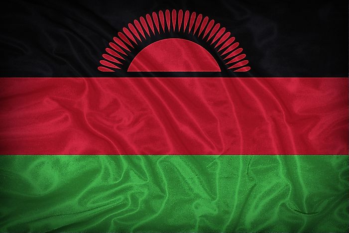 The former flag of Malawi. The former flag of Malawi.